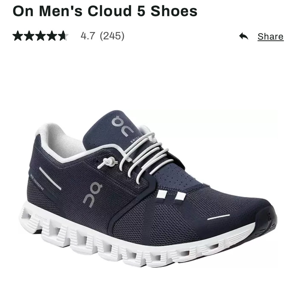On Men’s Cloud 5 Shoes